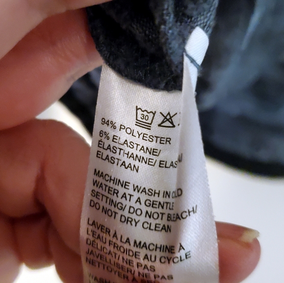 Askya long sleeve blue black trim 1/4 zip pullover top XL - Picture 5 of 5